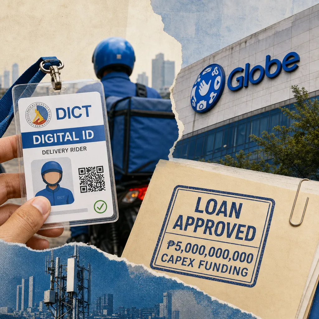 DICT digital IDs and Globe loan dominate telco conversation