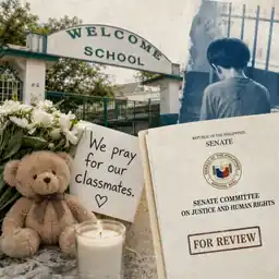 Tacloban school shooting, juvenile law review, and property market rebound dominate the day's conversation