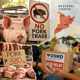 ASF outbreaks in Western Visayas trigger pork bans, price hikes, and government food relief efforts