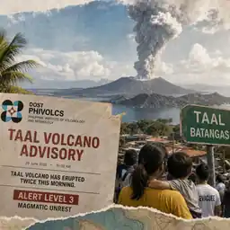 INC rally, wage hike backlash, and Taal eruption converge in a day of overlapping crises