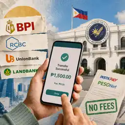 Zero-fee digital transfers become new normal as banks race to waive InstaPay, PESONet charges