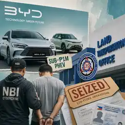 BYD Launches Sub-₱1M PHEV as LTO Fixer Arrests Mount