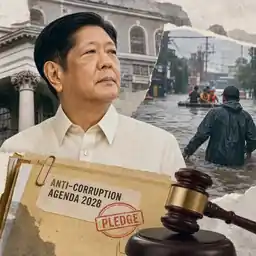 Marcos anti-corruption pledge, monsoon crisis dominate PH discourse