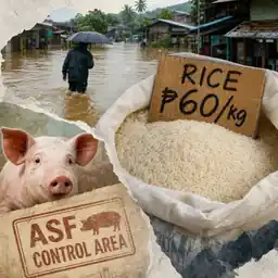 Monsoon floods, rice prices, ASF dominate PH business news