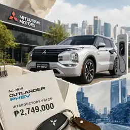 Mitsubishi Outlander PHEV launches at P2.749M