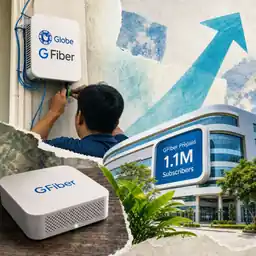 Globe Fiber Subscribers Up 32%, GFiber Prepaid Hits 1.1M