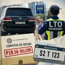 LTO plate crackdown, fee refund row, MMDA SUV scandal