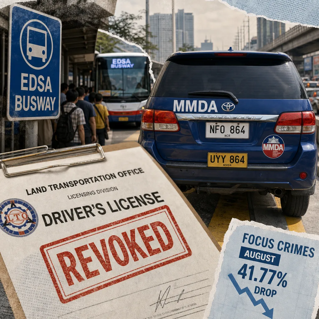 MMDA chief's busway misuse triggers license revocation