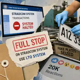 LTO Halts Stradcom System as Fake Plate Crackdown Draws 20,000 Reactions