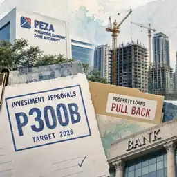 PEZA Nears P300B Target as Property Lenders Pull Back