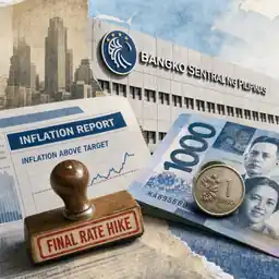 BSP Signals Final Rate Hike as Peso, Inflation Risks Linger
