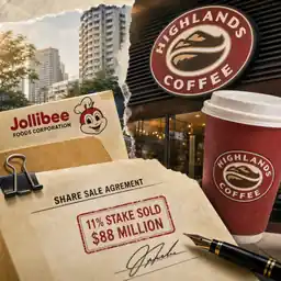 Jollibee Sells 11% Highlands Coffee Stake for $88M