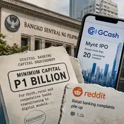 BSP Sets P1-B Capital Floor for Digital Banks