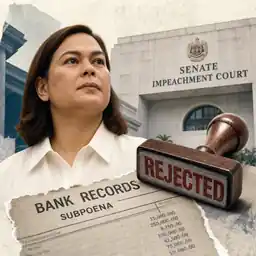 Sara Duterte Trial: Bank Records Bid Rejected
