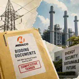 Meralco Opens Bidding for 900 MW Baseload Supply