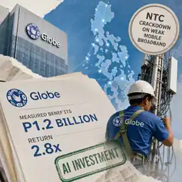 Globe AI Returns P1.2B as NTC Widens Telco Penalties