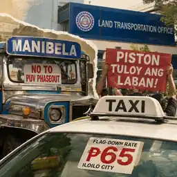 Jeepney Strike Splits as Taxi Fares Rise to ₱65