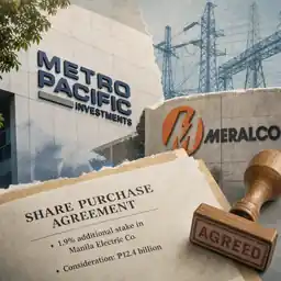 Meralco Stake Deal Leads a Scattered Day of Coverage