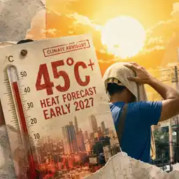 Super El Nino Warning, 45C Heat Forecast for 2027
