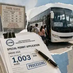 LTFRB Fast-Tracks 1,003 Undas Buses; Fares Rise in E. Visayas