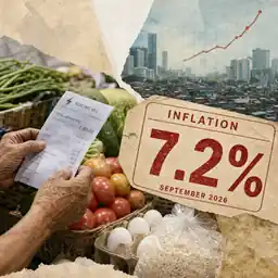 Philippines September Inflation Hits 7.2%, a 3-Year High