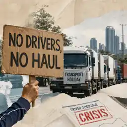 Truckers Halt Fleet as Driver Shortage Bites
