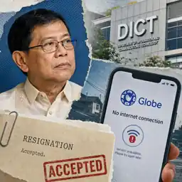 DICT Chief Aguda Resigns; Globe Users Report Outages