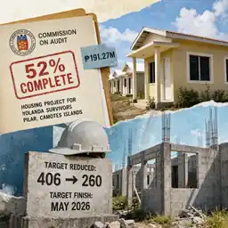 COA: Yolanda housing in Pilar only 52% done
