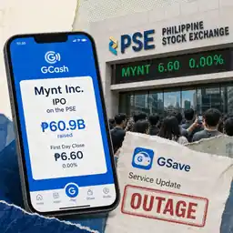 Mynt's P60.9B IPO closes flat as GCash eyes digital bank