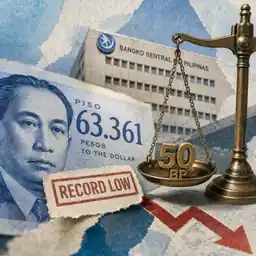 Peso hits 34th record low as BSP weighs 50-bp hike