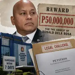 Dela Rosa Bounty Draws Legal Challenge as Deadline Nears